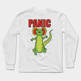 Panic lizard Long Sleeve T-Shirt